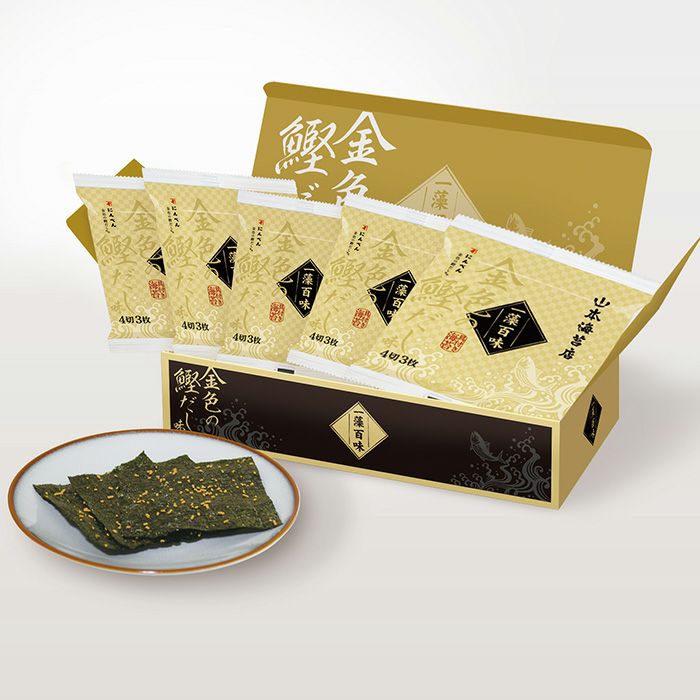 一藻百味」金色の鰹だし5袋詰合せ【にんべんコラボ】 | 山本海苔店公式